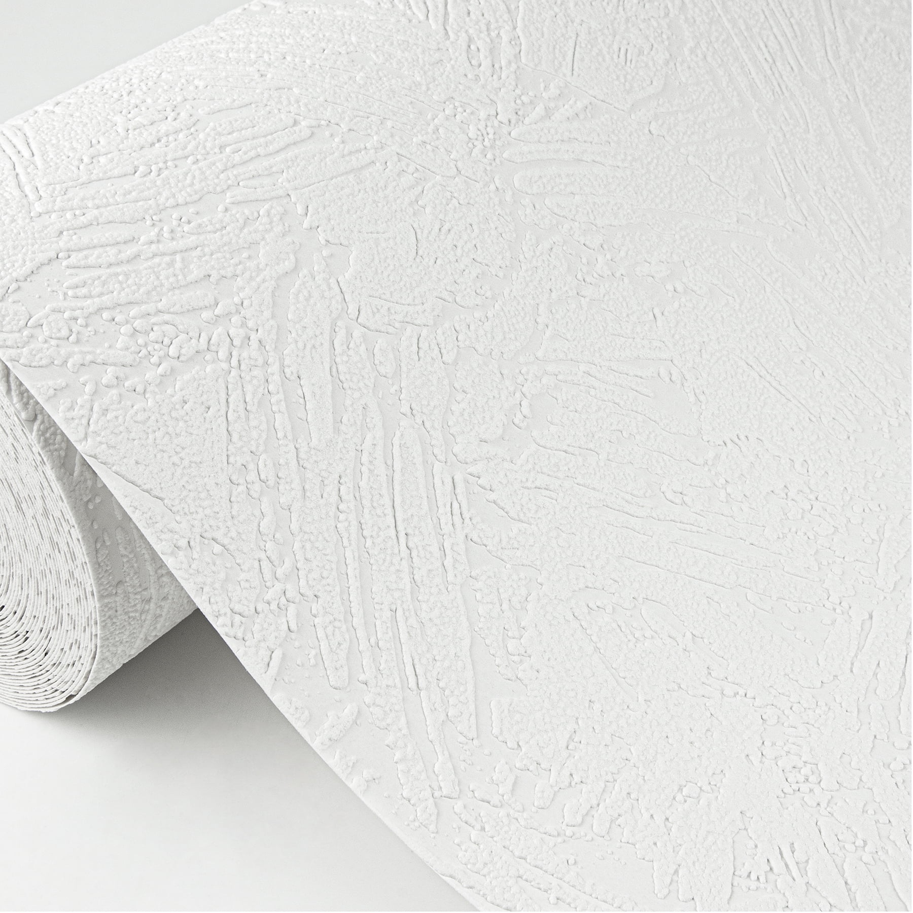 Brewster Home Fashions Leonardo White Plaster Paintable Wallpaper