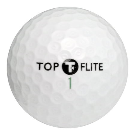 Top Flite Golf Balls, Used, Mint Quality, 12 Pack