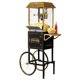 thumbnail image 1 of Nostalgia Lincoln Popper - Máquina para hacer palomitas de maíz, carrito profesional con caldero de 283.5 g que hace hasta 40 tazas, clásico, estilo cine, negro, 1 of 5