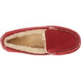 thumbnail image 5 of Old Friend Footwear Women's Bella Plush Nubuck Slippers 441310 (Ruby, 6), 5 of 7