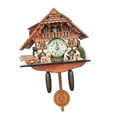 thumbnail image 1 of jifeng Antique Wall Clock Vintage Wooden Clock Home Decor Gift G G, 1 of 9
