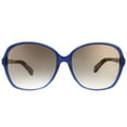 thumbnail image 2 of Kate Spade Low Bridge Fit Jacki/F/S Plastic Womens Square Sunglasses Transparent Navy 58mm Adult, 2 of 3