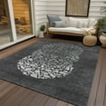 thumbnail image 5 of Addison Rugs Chantille Indoor/Outdoor Transitional Circles Charcoal Washable Rectangle Rug, 10' x 14', 5 of 5