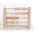 thumbnail image 4 of Wood Abacus Toy Beads Counting Playthings Simple Design Early for Home School Education Math Learning Toys Educational Prop Home Decoration Pink, 4 of 9