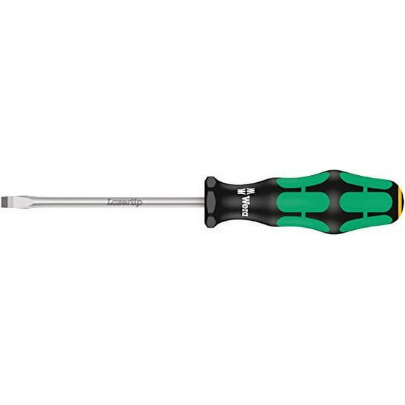 Wera 05007610001 Kraftform Plus 334 Slotted Screwdriver, Lasertip, 5mm Head, 4" Blade Length