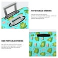 thumbnail image 3 of Hirioo Frogs And Aquatic Plants for Elasticity Suitcase Cover (No luggage Included) Durable Luggage Protector Fits 18-32 Inch Luggage-Large, 3 of 7