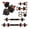 Black 50lbs, variant on 4-in-1 Adjustable Dumbbell Set, 60 Lbs (30 Lbs Each), Free Weights with Connector, Used as Kettlebell/Barbell/Push up Stand, Upgraded Lock Nut, Home Gym Equipment for Strength Training