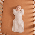 thumbnail image 2 of Love To Dream Swaddle Up Original Sleep Sack, 4-Way Stretch, Cotton Blend, 1.0 TOG, Straw Heather, Newborn, 2 of 12