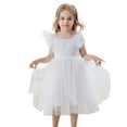thumbnail image 4 of Toddler Girl Dresses Toddler&nbsp;Tulle&nbsp;Dress White Dress For Girls Birthday Dress Girls Children'S Day Dresses For Girls 12-18 Months, 4 of 4