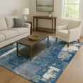 thumbnail image 7 of Addison Rugs Mayfield Premium Machine Washable Transitional Abstract Navy Rectangle Rug, 10' x 14', 7 of 7