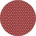 thumbnail image 1 of Ahgly Company Tapis d'Intérieur Lavables en Machine, Ronds, Rouges Transitionnels, 5' Ronds, 1 of 7