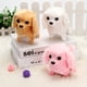 thumbnail image 3 of Electronic Plush Toys Puppy Plush Singing Interactive Puppy Stuffed Animals Animated Funny Toys Tail Wagging, Gifts for Boys Girls（Poodle [White]）, 3 of 5