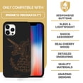 thumbnail image 7 of Case Yard Wooden Case for iPhone-12-Pro-Max Soft TPU Silicone cover Slim Fit Shockproof Wood Protective Phone Cover for Girls Boys Men and Women Supports Wireless Charging Unicorn Design, 7 of 7