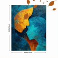 thumbnail image 3 of Blue Mother Child Silhouette Arabic Letter Canvas Emotional Modern Home Wall Decor, 3 of 8