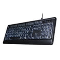 thumbnail image 1 of HLONK Clavier Filaire Rétroéclairé à Grande Impression Interface USB Clavier Filaire Éclairé, 1 of 7