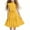 C-Yellow, variant on TEAJOPSUU Girls' Summer Birthday Party Dress Tween Ruffle Sleeve Midi Tiered Flowy Swing Dresses formal Princess Prom Dress with Drawstring 5-16 Y A-Purple