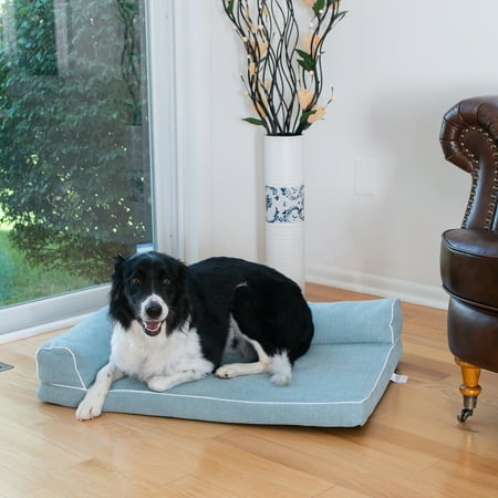 Armarkat Pet Bed Model D08B, Memory Foam, Blue