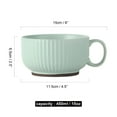 thumbnail image 2 of ACDANC 2026 New Soup Cups with Handles,Ceramic Bouillon Cups,Microwave Soup Bowl,Soup Mug,Breakfast Bowl for Serving Soup, Bouillon, Breakfast, Snacks, Hot Beverages, Kitchen Use, Dining Table., 2 of 7