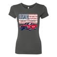 thumbnail image 2 of Wild Bobby Ford Shelby Vintage USA Country Plate Women Slim Fit Junior Tee, 2 of 6