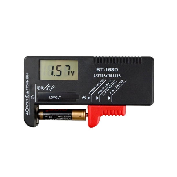 BT-168 Probador de capacidad de batería Analizador de carga Botón AAA 9V 1.5V (Digital) Ehuebsd Libre de BPA