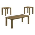 thumbnail image 1 of Coaster Castlewood 3-piece Wood Cocktail Coffee Table Set in Brown Oak, 1 of 10