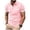 Pink-short sleeve, variant on YFNNUP Big and Tall Golf Top for Mens Lapel Short Sleeve Shirt Casual Work Shirts Stretch Slim Fit Shirt with Pocket Army Green XXXXL