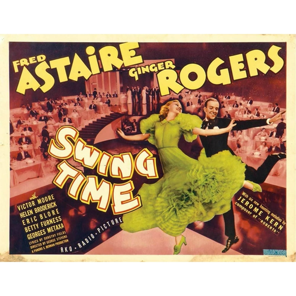 Swing Time (1936) 11x14 Movie Poster