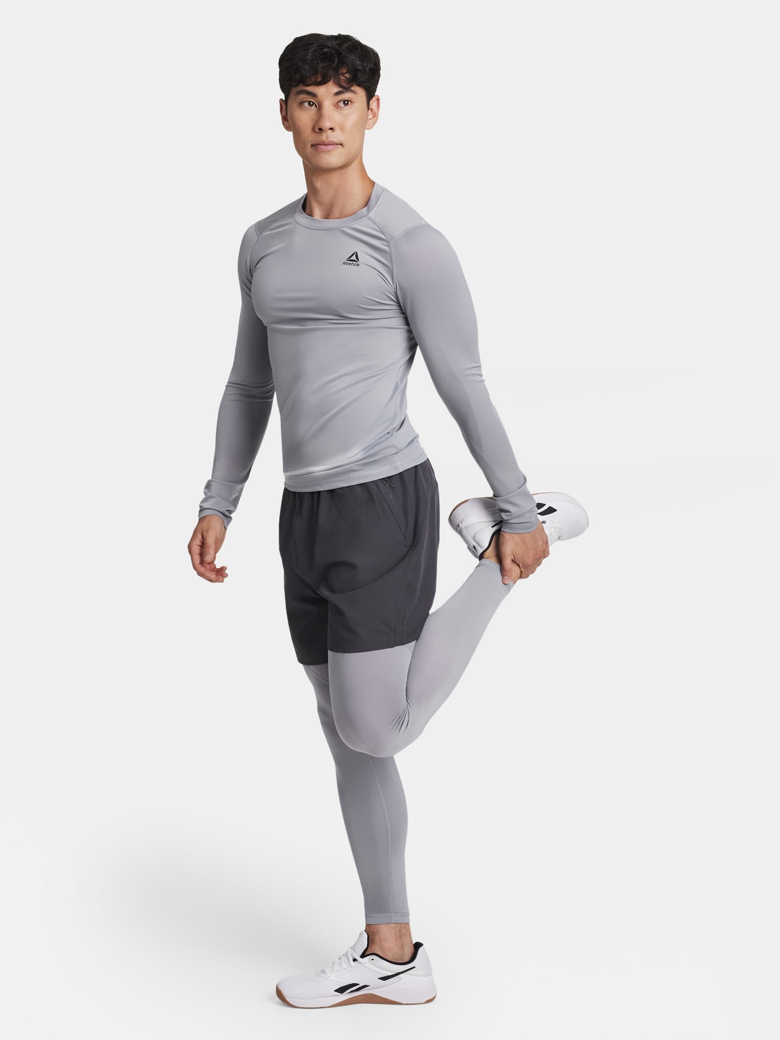 Reebok Men's and Big Men's Kinetic Compression Leggings, Sizes XS-5XL