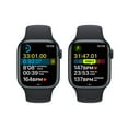 thumbnail image 5 of Restored Apple Watch Series 8 (GPS, 45 mm) Midnight Aluminum Case with Midnight Sport Band Bundle 5 Bonus Bands, Charging Stand, Screen Protector, & 2 amp charger (Refurbished), 5 of 14
