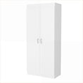 thumbnail image 3 of Pantry Cabinet, Cherry Hill 8-Shelf 2-Door Manufactured Wood White | Particle Board | Classic Style, 3 of 7