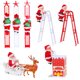 thumbnail image 2 of Escalada eléctrica Papá Noel duradero muñeco de escalada de Papá Noel juguete regalo de Navidad suministros de decoración navideña, 2 of 5