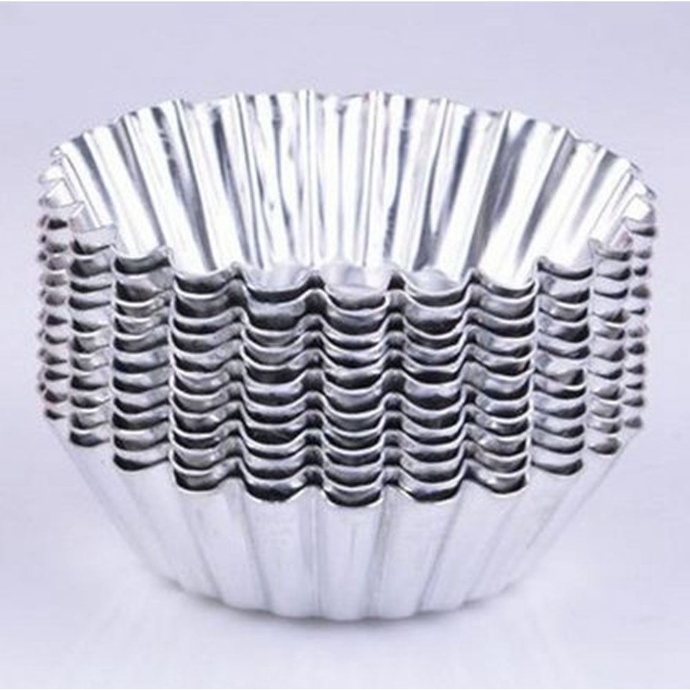1PCS Packs Egg Tart Molds Tiny Pie Tartlets Dessert Mold Pans Tin Puto