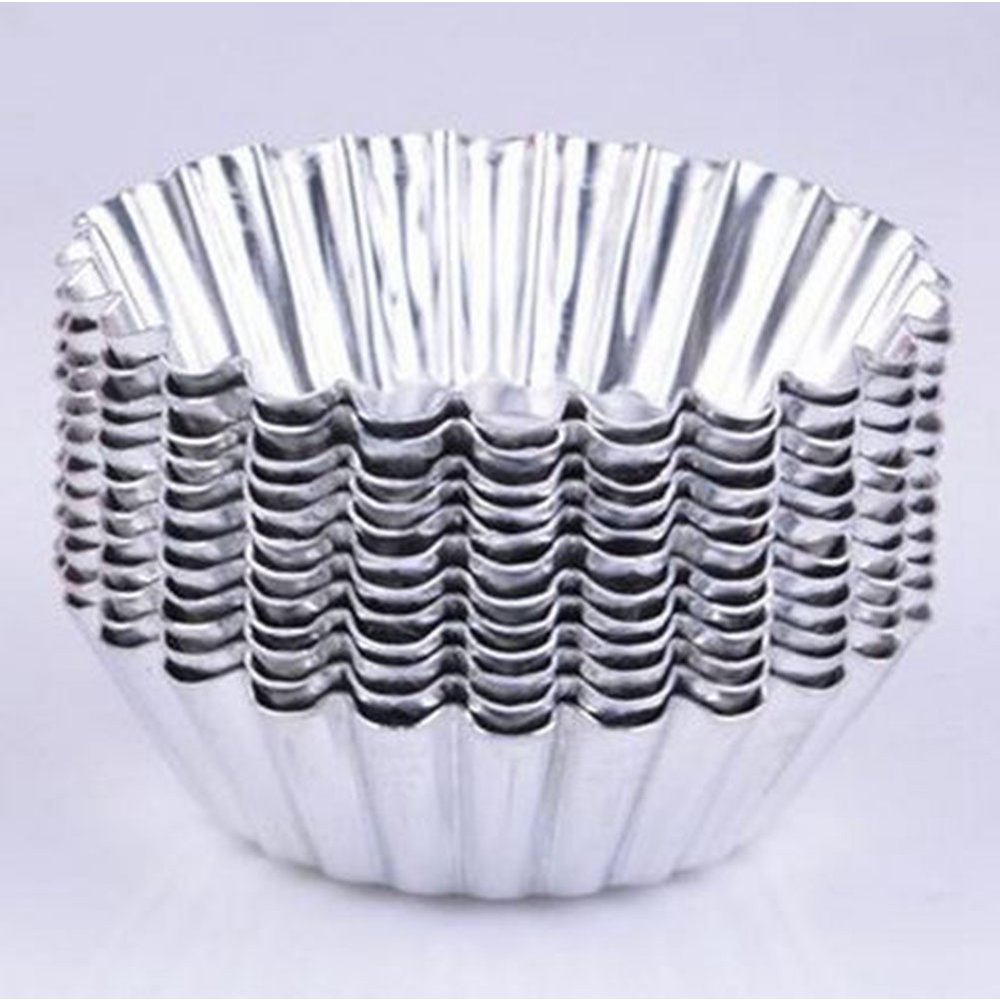 1PCS Packs Egg Tart Molds Tiny Pie Tartlets Dessert Mold Pans Tin Puto