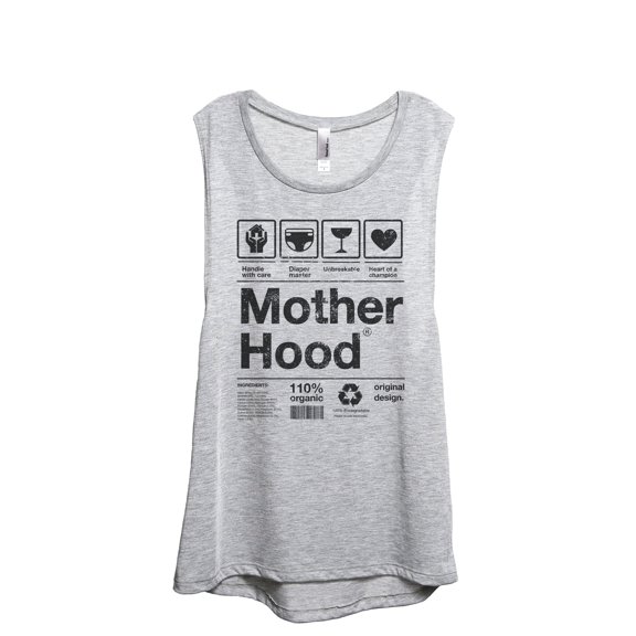 Motherhood Contents Women's Fashion Sleeveless Muscle Workout Yoga Tank Top Sport Grey Medium