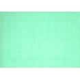 thumbnail image 1 of Ahgly Company Machine Washable Indoor Rectangle Solid Turquoise Blue Modern Area Rugs, 8' x 10', 1 of 4