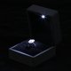 thumbnail image 2 of Caja de almacenamiento de regalo con vitrina de joyería de boda para anillo de compromiso con luz LED (caja de anillo), 2 of 8