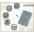 thumbnail image 4 of Essential 2-Piece Bathroom Contour and Toilet Lid Cover Set, Plush Microfiber Contour Rug and Non-Slip Toilet Lid Cover, Ultra Absorbent, Quick-Dry, Machine Washable, Green, 4 of 9