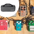 thumbnail image 1 of Efectos Bolsa de pedal bolso Pedalboard Bolsos de la cremallera con bolsillo de bolsillo Mango portátil Caja de transporte para de , 37x15.5x10.5cm, 1 of 10