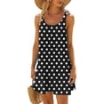thumbnail image 2 of Pompotops Robe de Plage pour Femme, Paréo de Bikini, Tenue de Plage, Décontractée, Vacances, Courte, d'Été, Dos Nu, 2 of 5