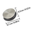 thumbnail image 2 of AURARMLET 10Ud Tapones Para Orificios Abiertos De Flauta Metal Y Silicona Para Reparación, 2 of 8
