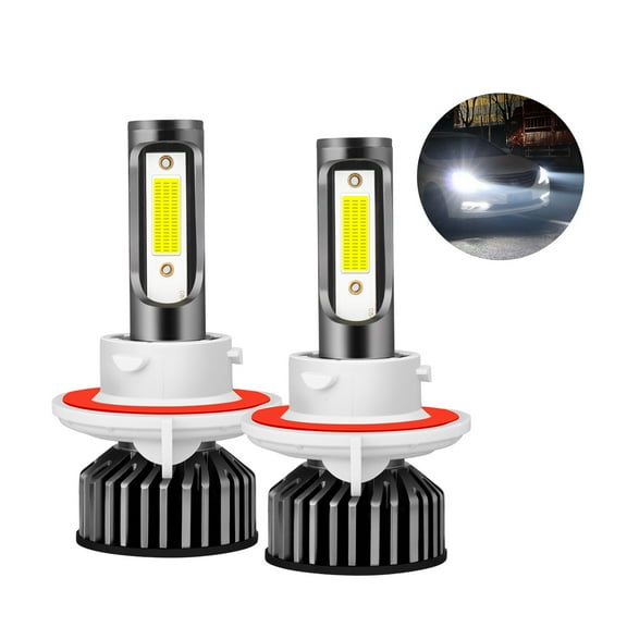 RXTSQI H13 9008 LED Headlight Bulbs Hi/Lo Beam 6000K for Ford Flex 2009-2018 2Pcs F2