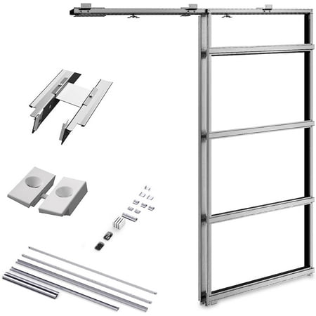 

SLIDOR Pocket Door Frame Kit Hardware System for Sliding Hidden Doors Inside The Pocket of Your Wall – Made from 30x80 Inch