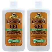 Absorbine 2-Pack Veterinary Liniment Squeeze Bottle Gel, 12-Ounce