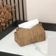 thumbnail image 1 of Cubierta Rectangular para Caja de Pañuelos, Piel Sintética, Acabado en Grano de Madera, Porta Servilletas con Dimensiones de 20x12x12cm para Baño, Hogar, Oficina y Decoración de Automóvil, 1 of 6