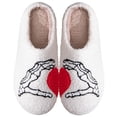 thumbnail image 1 of Zapatillas lindas de dibujos animados acogedoras y cálidas suaves para mujeres hombres interiores y exteriores, 1 of 9
