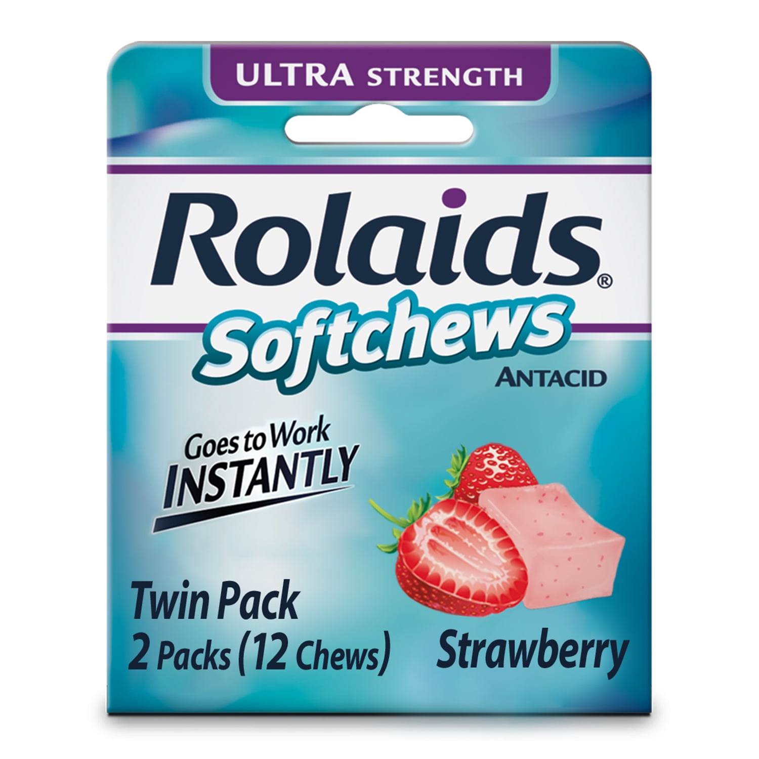 Tums Chewy Delights Ultra Strength Heartburn Relief Soft Chews Very Cherry 32 Count Walmart Com