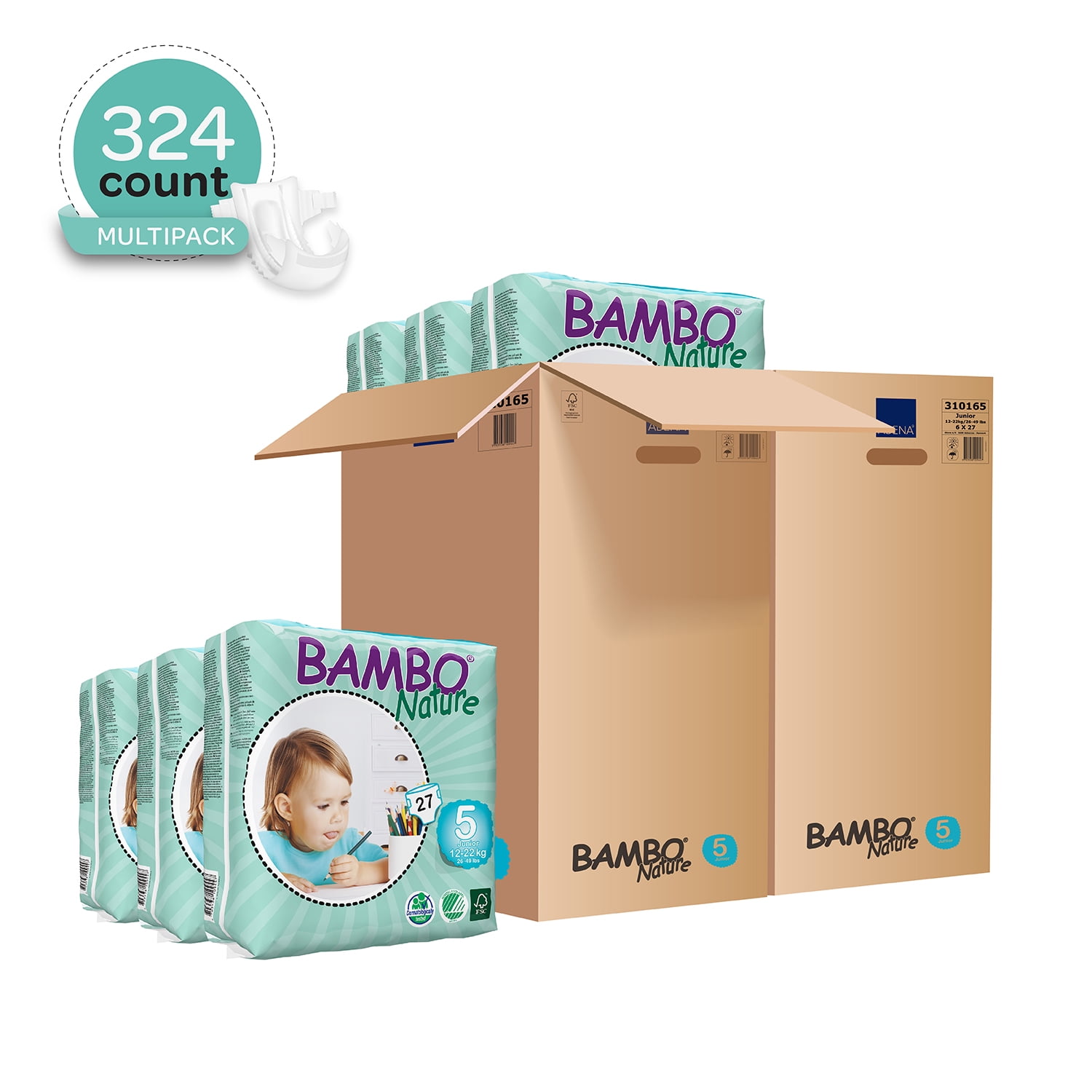Bambo Nature Eco Friendly Baby Diapers Classic for Sensitive Skin