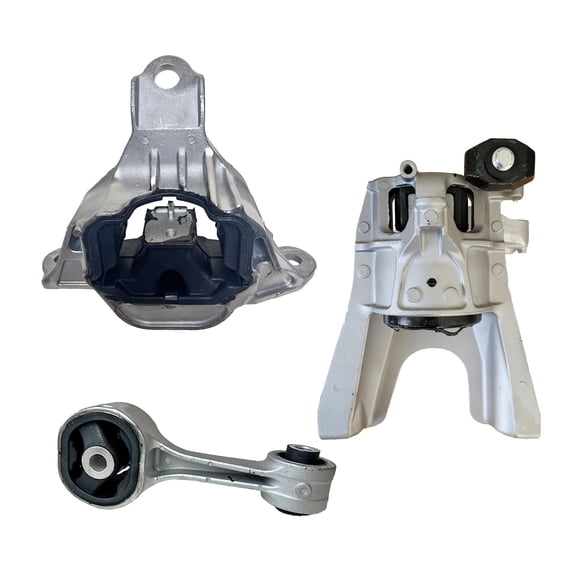 K4448 Engine Motor & Transmission Mount Kit 3pc Compatible with Fits 2017-2021 Honda Civic 1.5L Manual | A65136 A65137 A65156