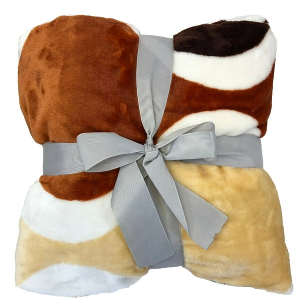 Allgala 60x45 Super Soft Flannel Plush Light Weight Throw Blanket