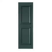 Perfect Shutters IR521559025 Premier Raised Panel Exterior Decorative Shutters Sienna Brown - 15 x 59 in